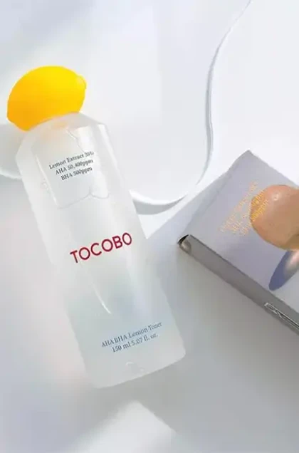 تونر لایه بردار لیمو AHA BHA توکوبو (TOCOBO)
