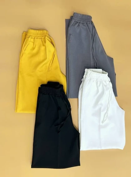 شلوار دامنی مازراتی کمر کش کد 1589