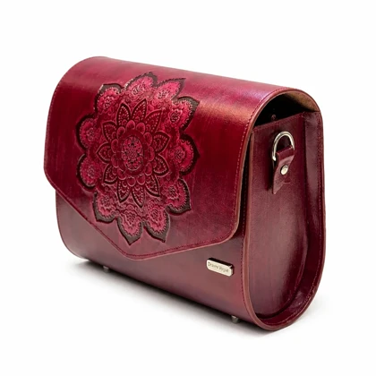 کیف رودوشی چرم طبیعی زنانه مدل نگار کد 207077