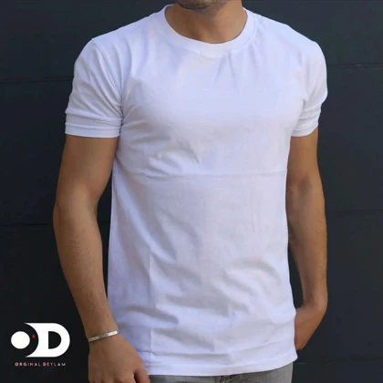 تیشرت مردانه ساده بیسیک پارچه پنبه براش کد T875t تا سایز 3XL