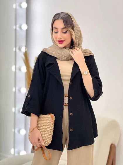مانتو آستین پاگن نوشین