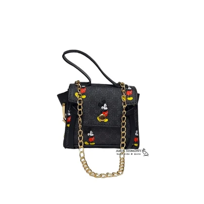 کیف دوشی میکی موس دکمه‌ای