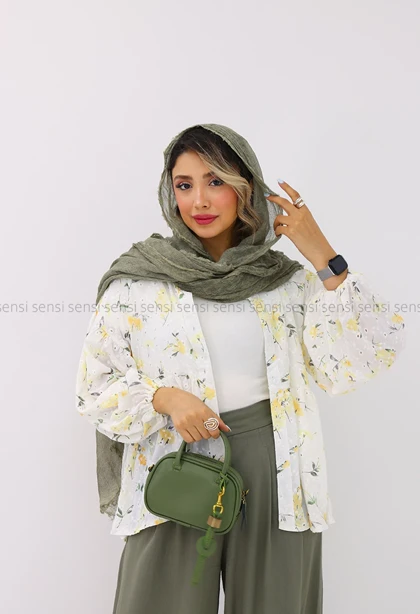 شومیز لینن ایتالیایی خامه دوزی کد1002770