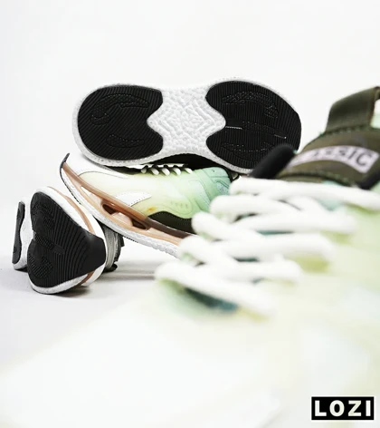 کفش کتانی مردانه سبز قهوه ای ADIDAS Customize Run