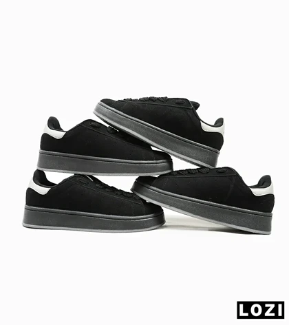 کفش کتانی مردانه مشکی طوسی ADIDAS stan smith