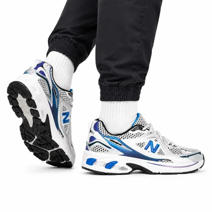 کتانی بزرگپا مدل نیوبالانس 1064 (کیفیتمستر) سفید آبی New Balance
