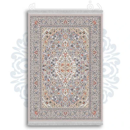 فرشینه از جنس پارچه هازان مخمل ترک طرح سنتی و مدرن برند دفه کد DDSS266