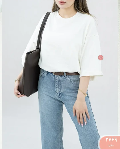 تیشرت باکسی زارا 3769