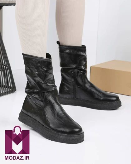 نیم بوت بغل زیپ رژینا BOOT 371