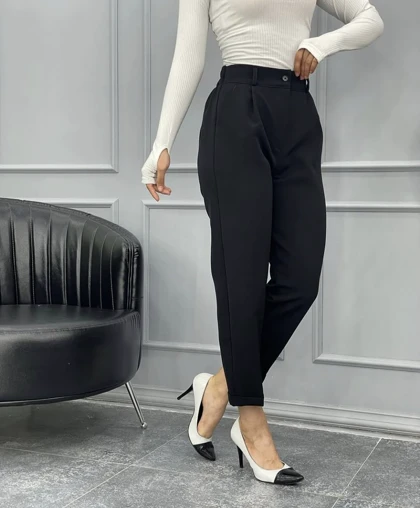 شلوار زنانه مام پاکتی کد 5137