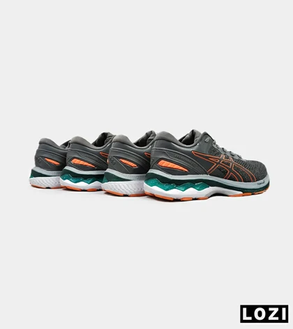 کتانی بزرگ پا خاکستری نارنجی ASICS GEL-KAYANO 27