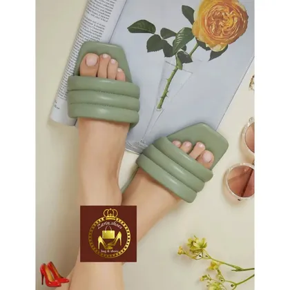دمپایی روفرشی اسلیپر تخت زنانه ابری