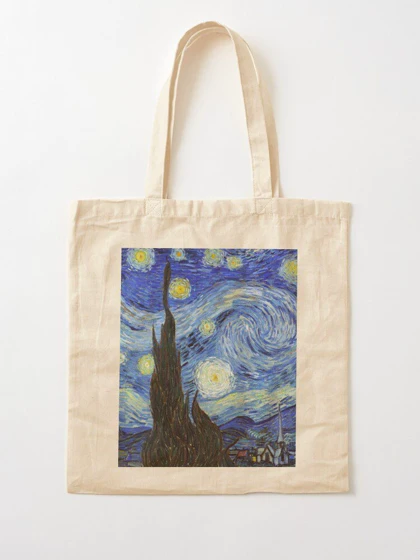 توت بگ طرح ون گوگ starry night van gogh کد 271340