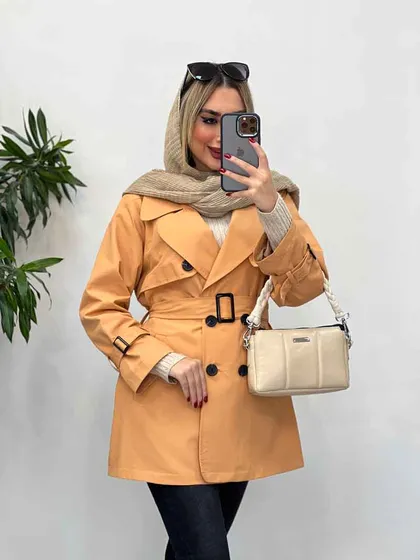 بارانی ژیله دکمه دار
