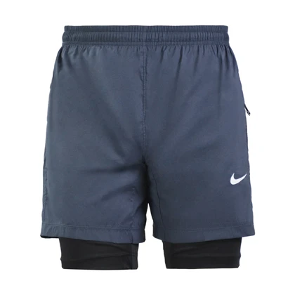 شلوارک کشاله دار رانینگ ورزشی مردانه نایک مدل DS-JDI-4E0643 طوسی تیره