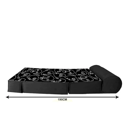 کاناپه تخت شو یک نفره نقاشی مینیمال مدل M1099