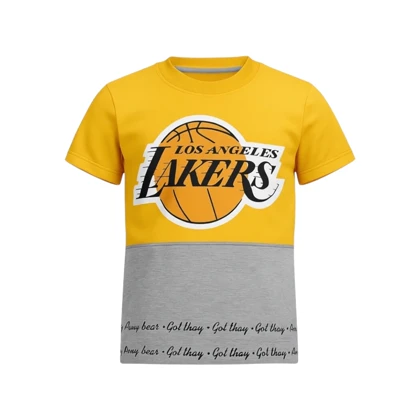 ست تیشرت آستین کوتاه و شلوارک راحتی پسرانه مدل PJ1392