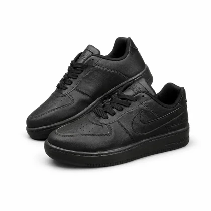 کفش کتانی مردانه زنانه و بزرگ پا مدل ایرفورس مشکی Nike Air Force