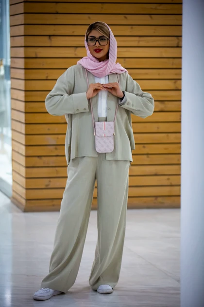 مانتو شلوار لینن 3 دکمه زارا