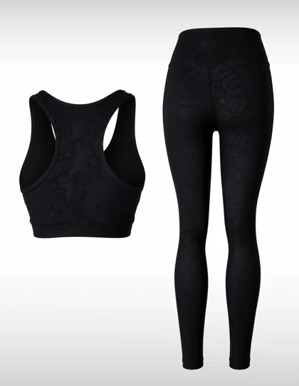 ست نیم‌تنه و لگ ورزشی زنانه بدون برند Elegant Fit W