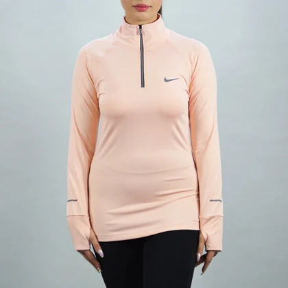 استرج نیم زیپ زنانه نایک مدل SRN-2B1286 صورتی روشن