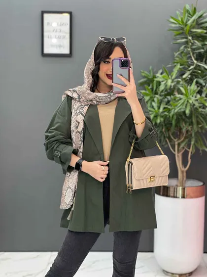 مانتو لینن پشت ژیله
