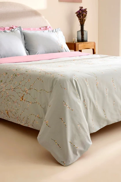سرویس روتختی دو نفره Karaca Home مدل Tarin پنبه - نعنایی