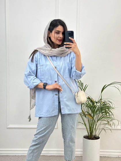 مانتو کتان آیین *