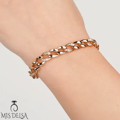 دستبند کارتیر نگین‌دار ژوپینگ کد 5490