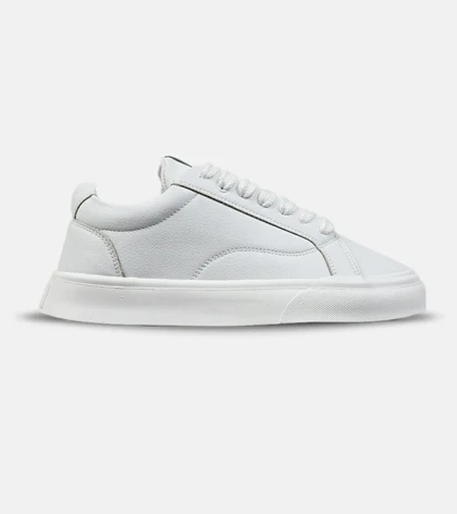کفش کتانی کژوال مردانه سفید PULL & BEAR مدل 9056