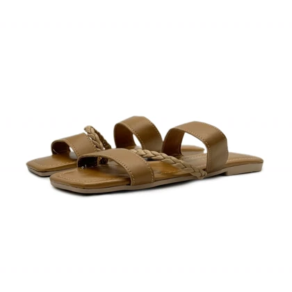 کفش صندل زنانه مدل sandal - 0020_Cognac