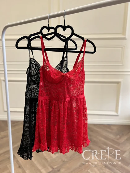 لباس خواب توری پیراهنی