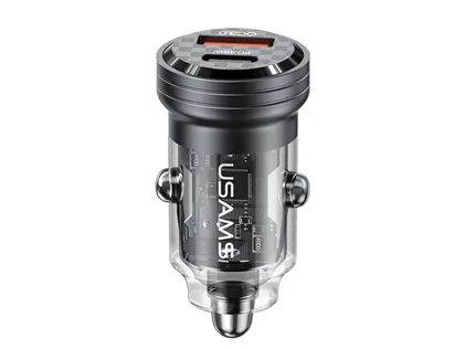 شارژر فندکی فست شارژ ماشین تایپ سی 45 وات یوسامز US-CC175