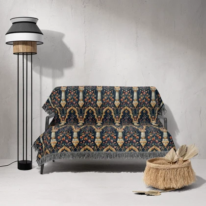 شال مبل ریش دار classic 372