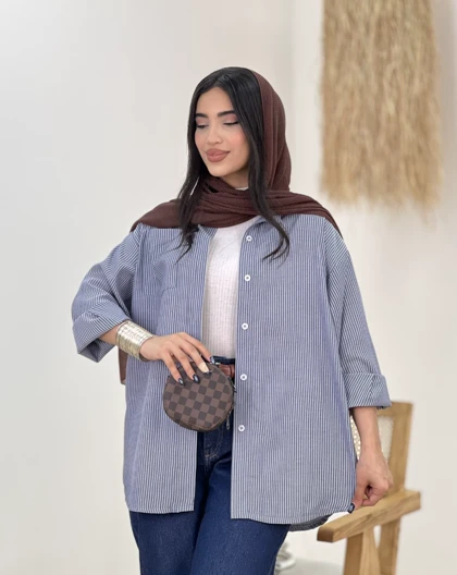 شومیز راه راه آتنا(1)ک:5068