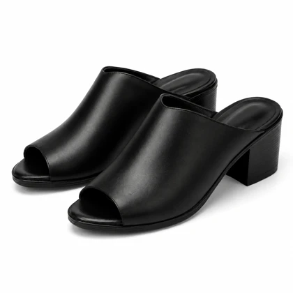 صندل چرم طبیعی زنانه کد 610