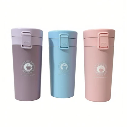 تراول ماگ قفلی پاستیلی 350 میلی لیتری