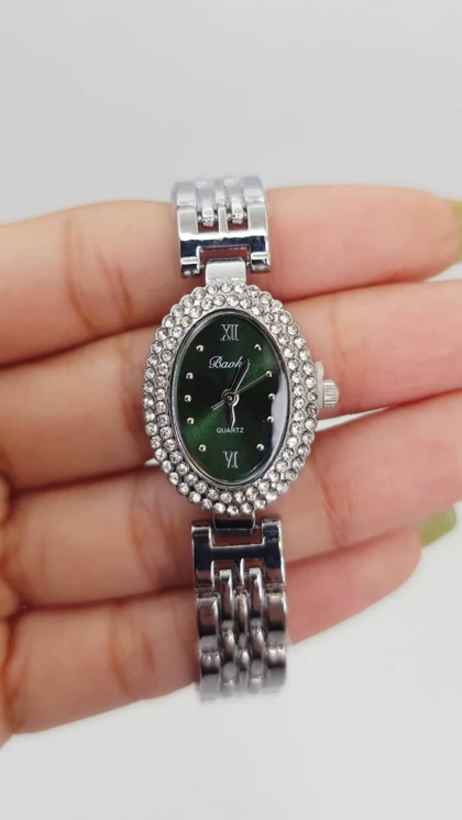 ساعت مچی زنانه باوک Baoke نگین‌دار با موتور کوارتز 5588