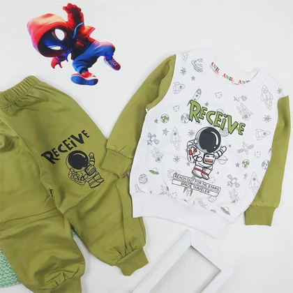 بلوز شلوار پسرانه فضانورد