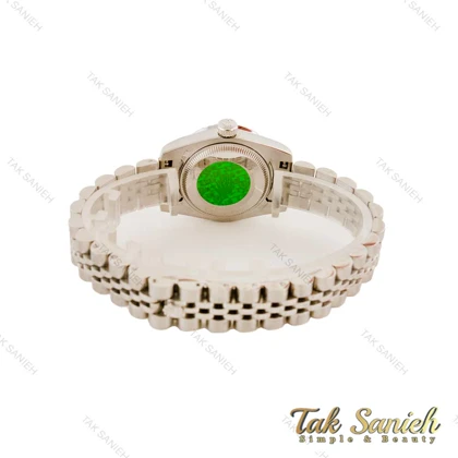 ساعت رولکس زنانه نقره ای صفحه مشکی اسمال Rolex-4532-S-L