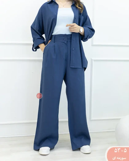 شلوار بگ رنگی 5305