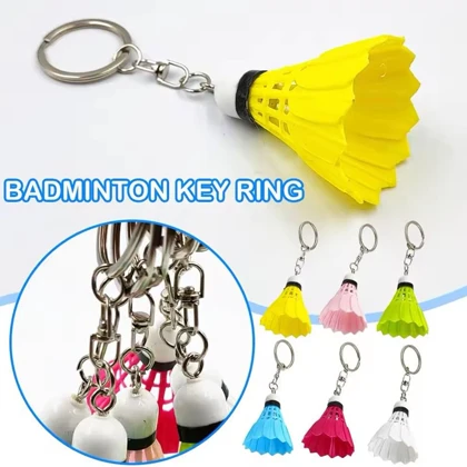 جاکلیدی و آویز کیف مدل Badminton Ball طرح توپ بدمینتون سه بعدی