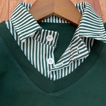 بلوز پسرانه دو یقه یلدایی