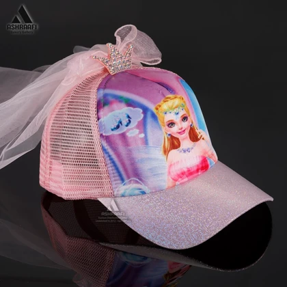 کلاه دخترانه تور دار Baseball Cap HA104