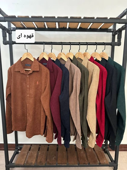 پیراهن مخمل کبریتی 2594