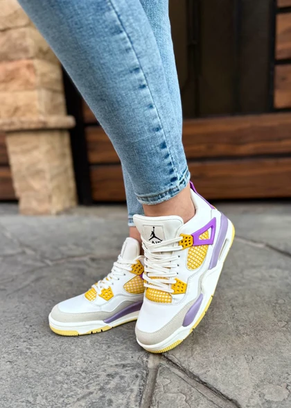 کتانی زنانه ورزشی نایکی جردن 4 (برند کاپلان)