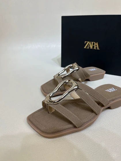 صندل زنانه زارا یراق دفورمه انگشتی ZARA کد :1487
