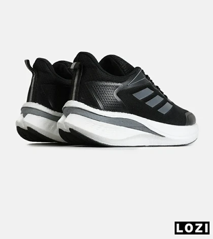 کفش کتانی مردانه و زنانه مشکی طوسی Adidas Quester Tnd مدل 7812