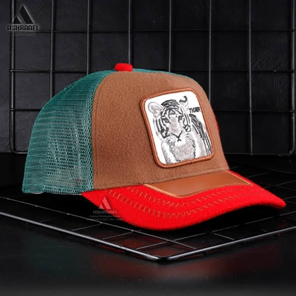 کلاه گورین طرح ببر Trucker Cap HA38