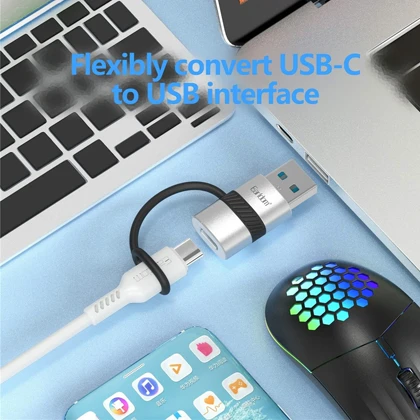 تبدیل او تی جی USB 3.0 به USB-C ارلدام Earldom مدل ET-OT91A